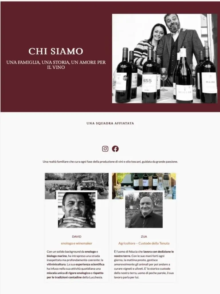 pagina chi siamo tenutasanbeda.it