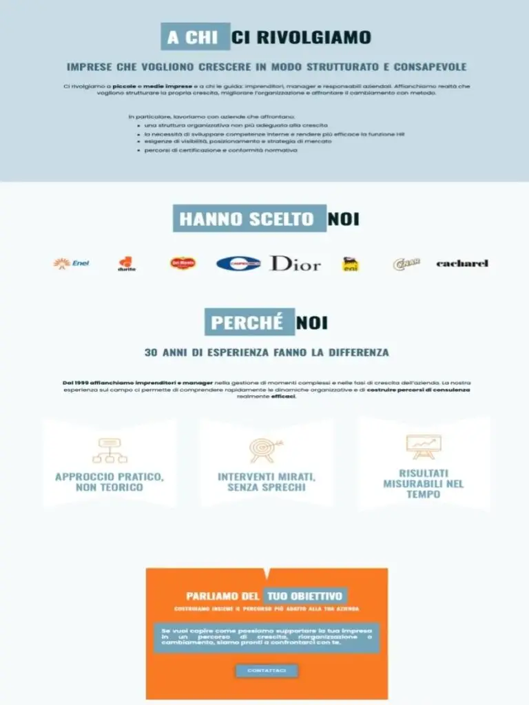 sezione clienti sito studioallinone