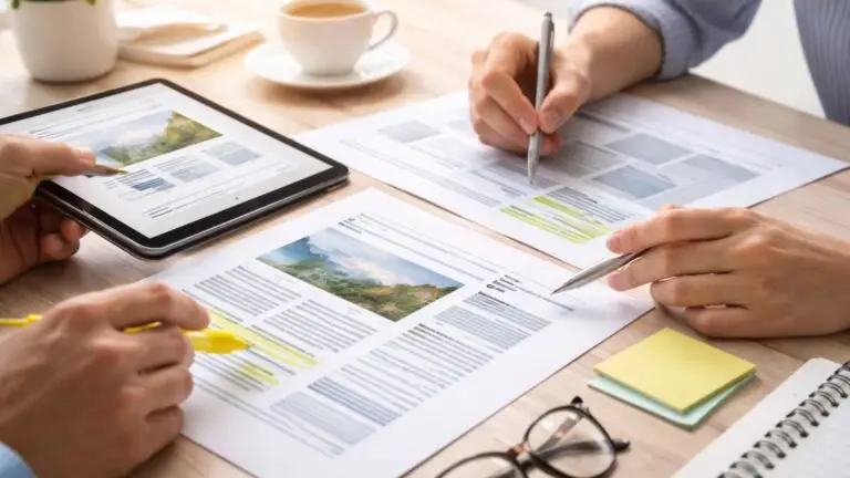 Controllo e correzione dei contenuti di un sito web durante la fase di revisione finale