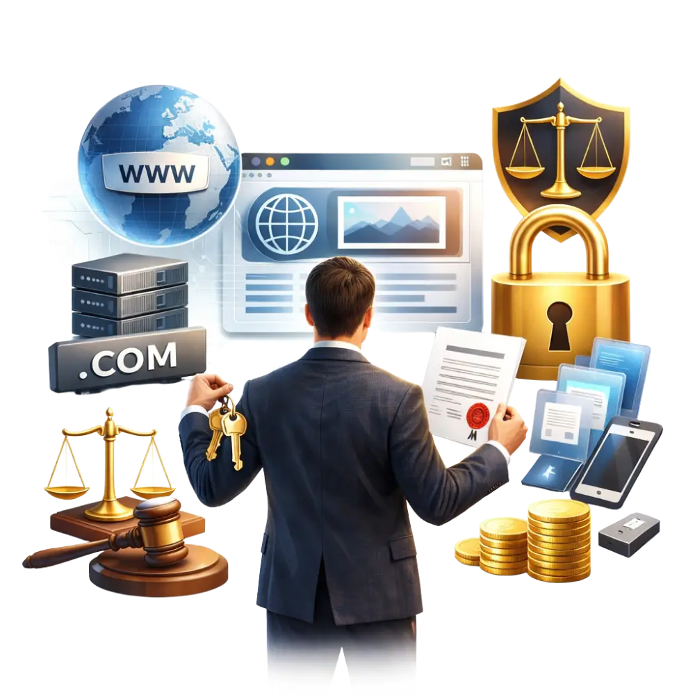 la proprietà del sito è del cliente