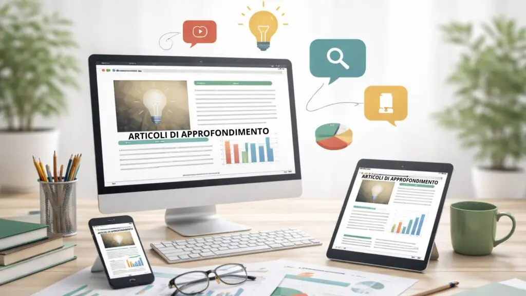 articoli di approfondimento relativi ai siti web