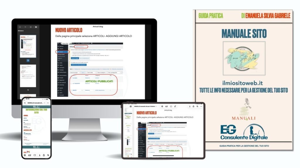 manuale per sito vetrina per la gestione in autonomia dei contenuti