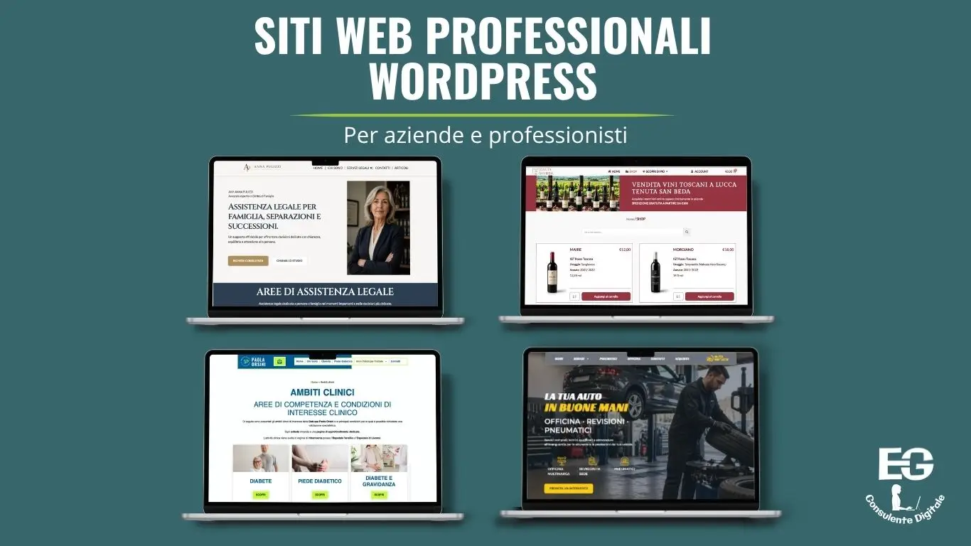 Web Designer siti professionali