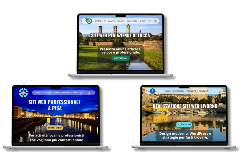 realizzazione siti wordpress professionali a Lucca, Pisa, e Livorno
