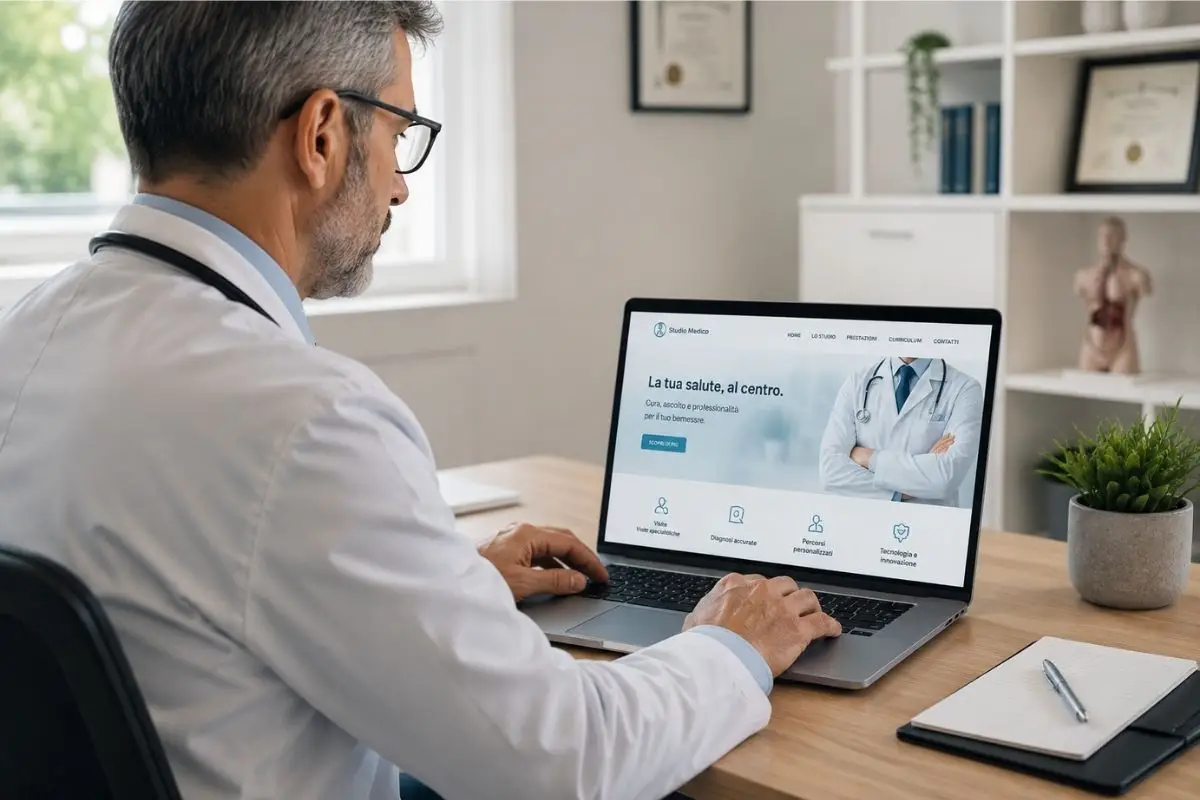 sito web per settore sanitario