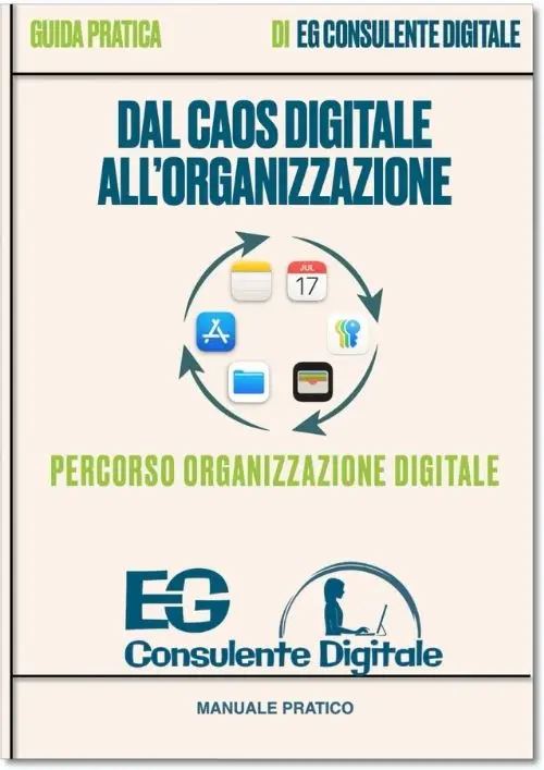 copertina ebook dal caos digitale all'organizzazione