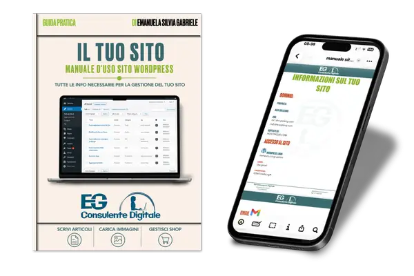 Manuale d'uso sito WordPress incluso