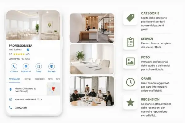 scheda google business ottimizzata