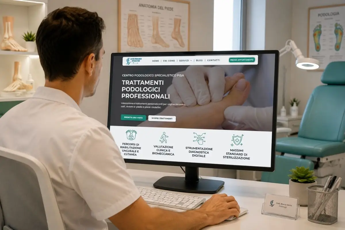 sito web per podologi