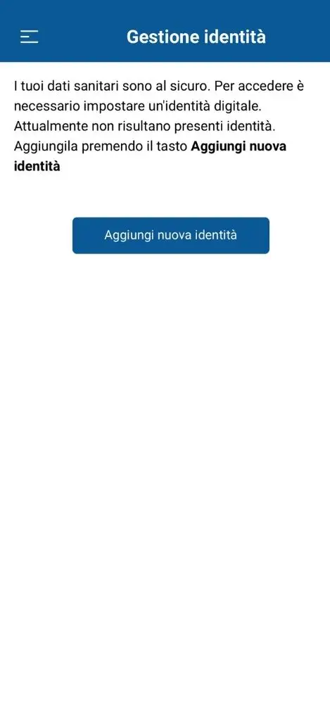 App toscana salute schermata 2