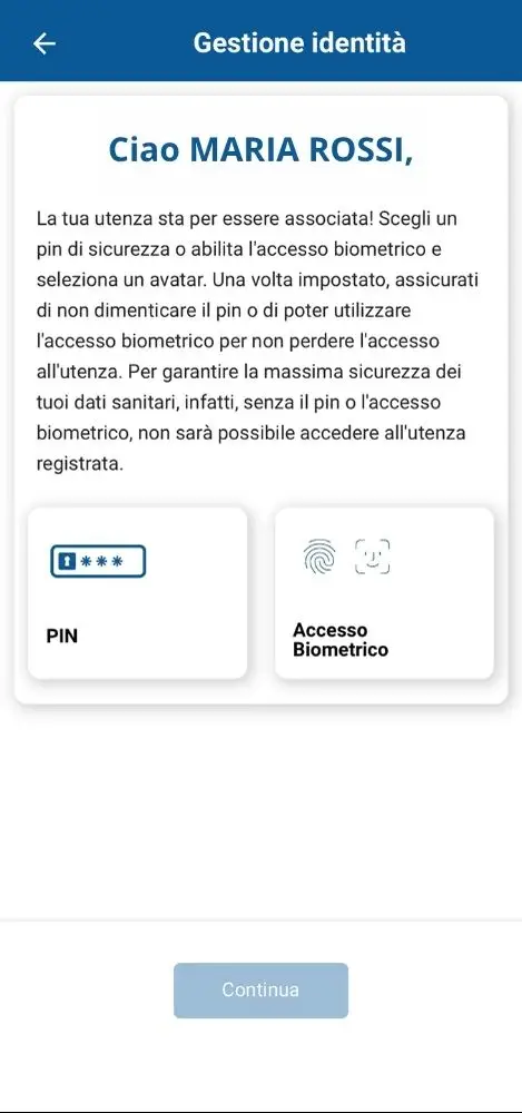 app toscana salute schermata 7