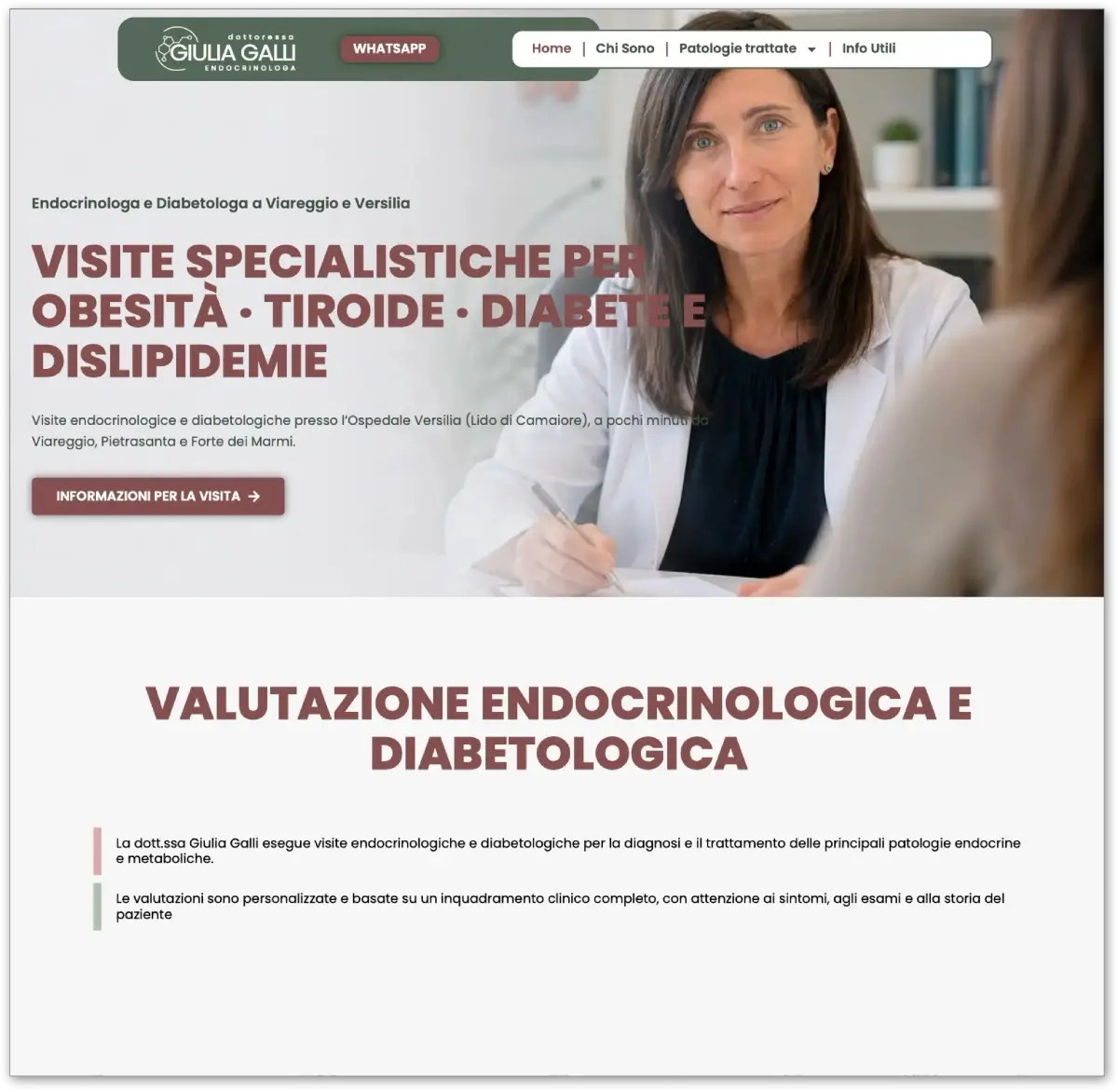 homepage dottoressa giulia galli